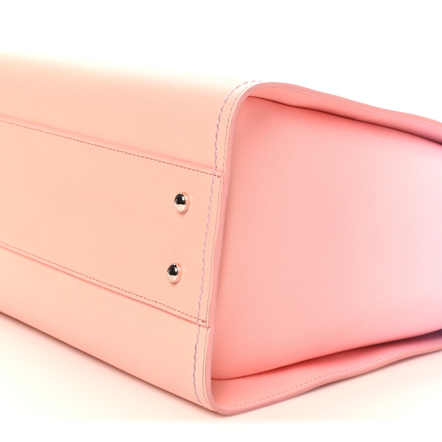 Shaded Calfskin Small Deauville Tote Light Purple Pink Coral
