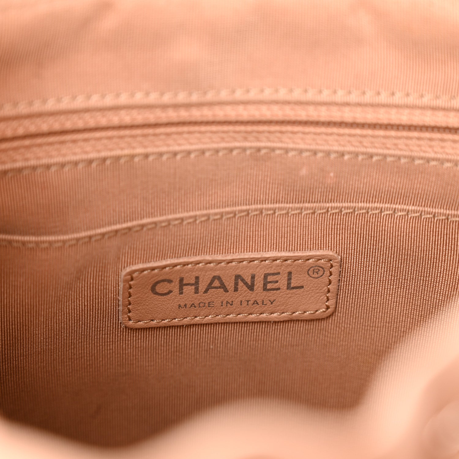 Chanel Calfskin Chevron Quilted Small Urban Spirit Backpack Beige 6 of 11