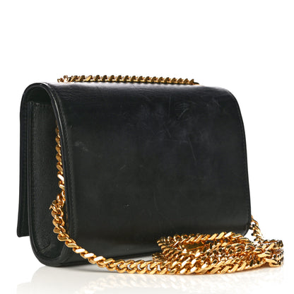 Saint Laurent Calfskin Small Classic Monogram Kate Tassel Satchel Black 3 of 26