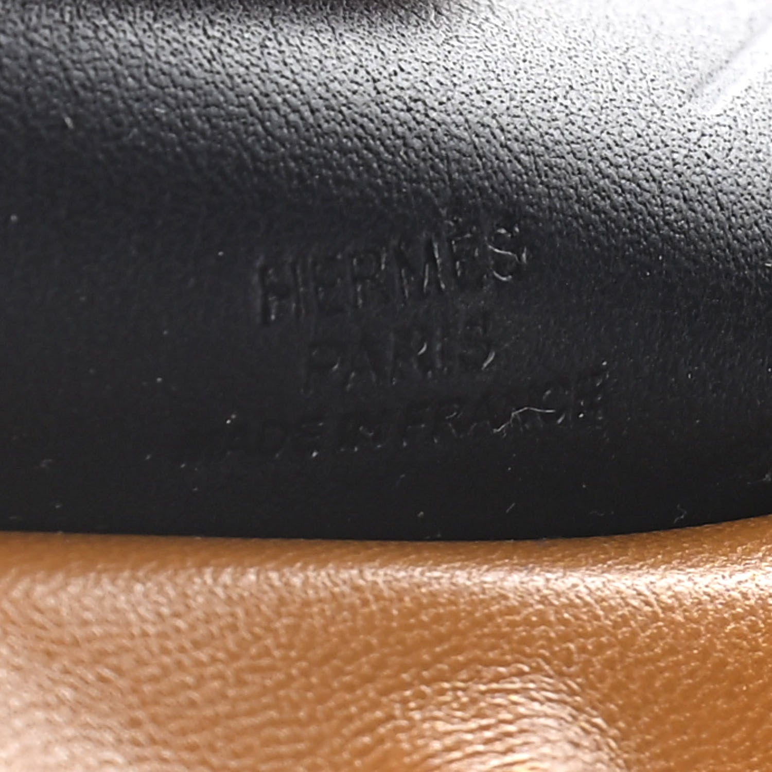 Hermes Milo Lambskin Grigri Rodeo Pegase Horse Bag Charm MM Sesame Black Bleu Saphir 3 of 5