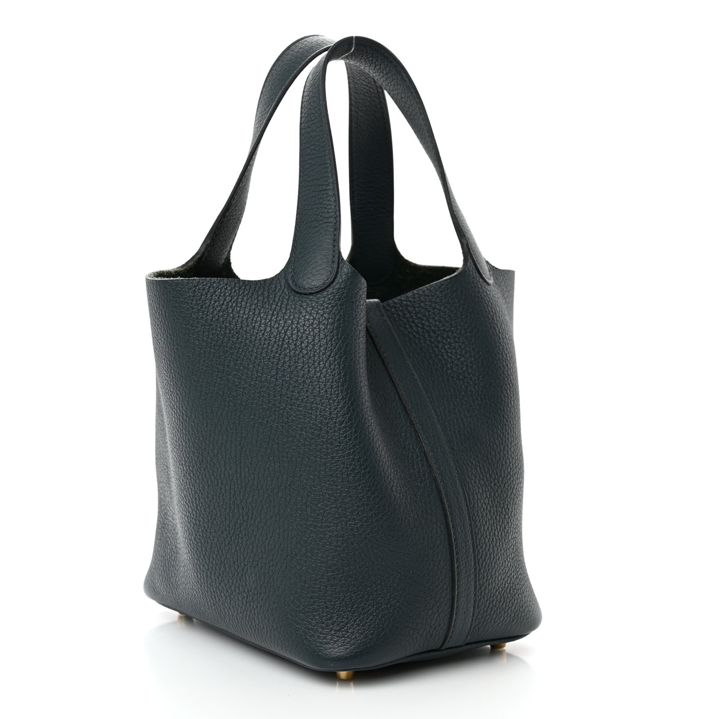 Taurillon Clemence Picotin Lock 18 PM Vert Cypress