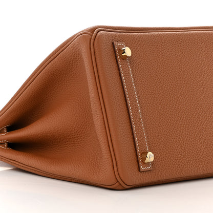 Hermes Togo Birkin 30 Gold 9 of 14