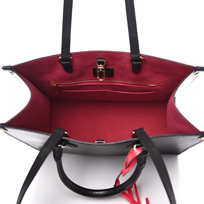 Louis Vuitton Epi Onthego MM Black 5 of 9
