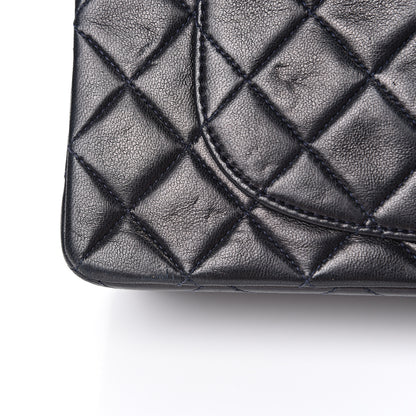 Chanel Lambskin Quilted Small Double Flap Navy 16 of 16