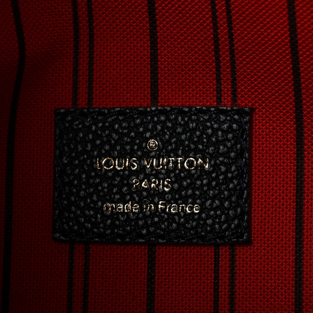 Empreinte Pochette Metis Marine Rouge