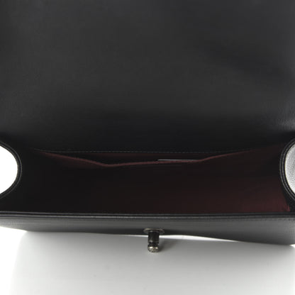 Chanel Calfskin Double Stitch Medium Boy Flap Black 4 of 10