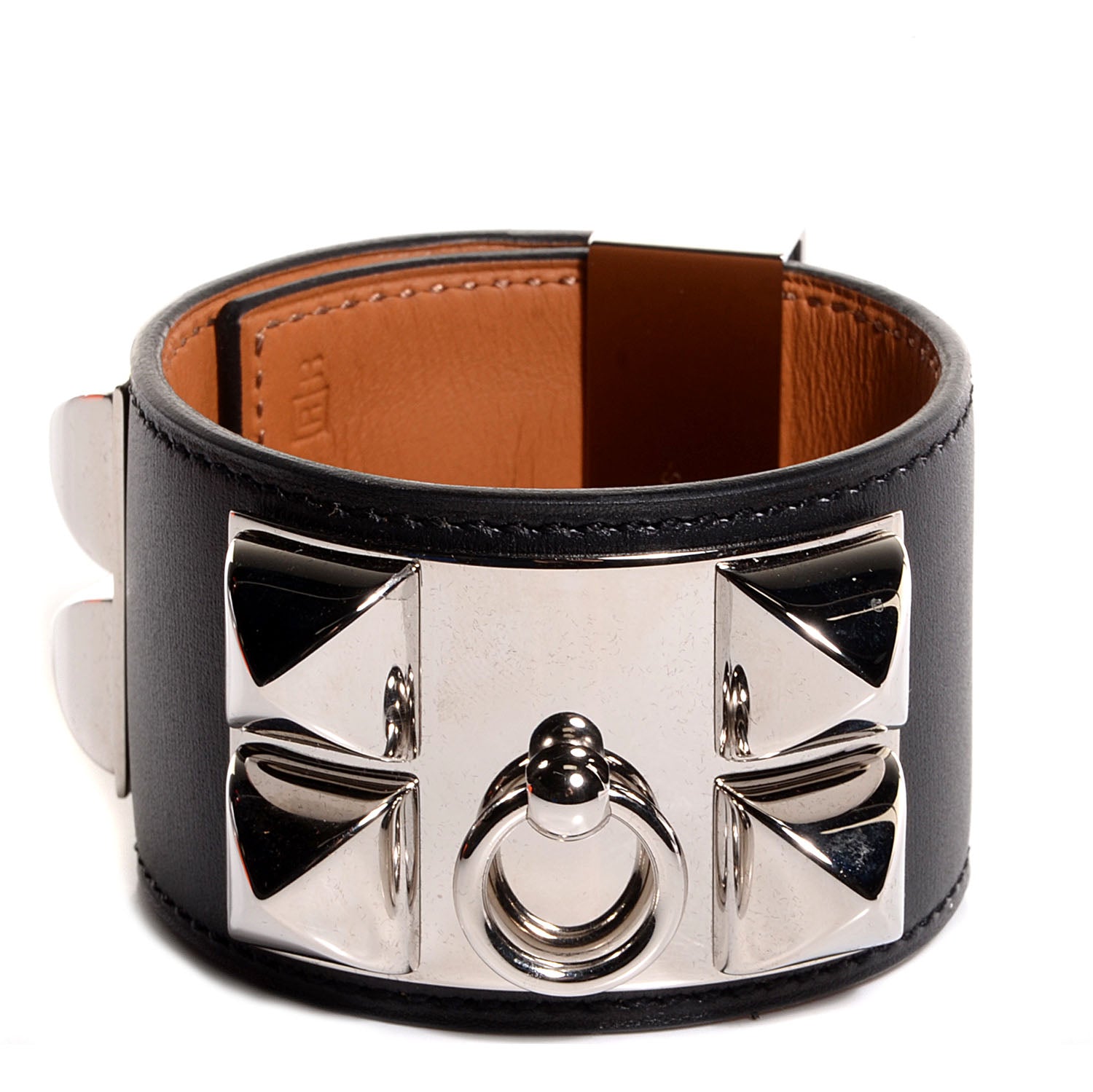 Hermes Chamonix Collier de Chien CDC Bracelet Black Small 1 of 7