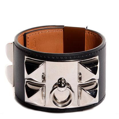 Hermes Chamonix Collier de Chien CDC Bracelet Black Small 1 of 7