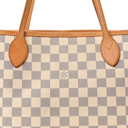 Louis Vuitton Damier Azur Neverfull MM 7 of 9