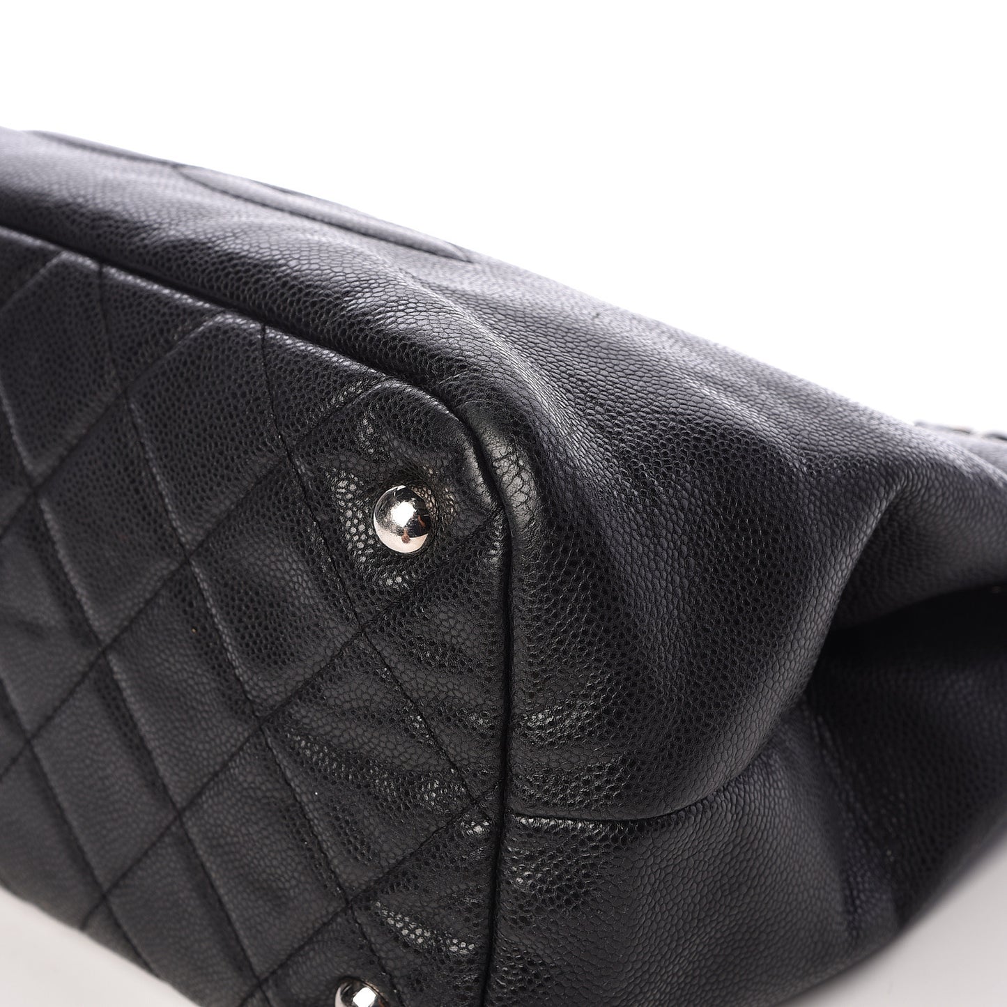 Caviar Quilted Timeless CC Soft Tote Black