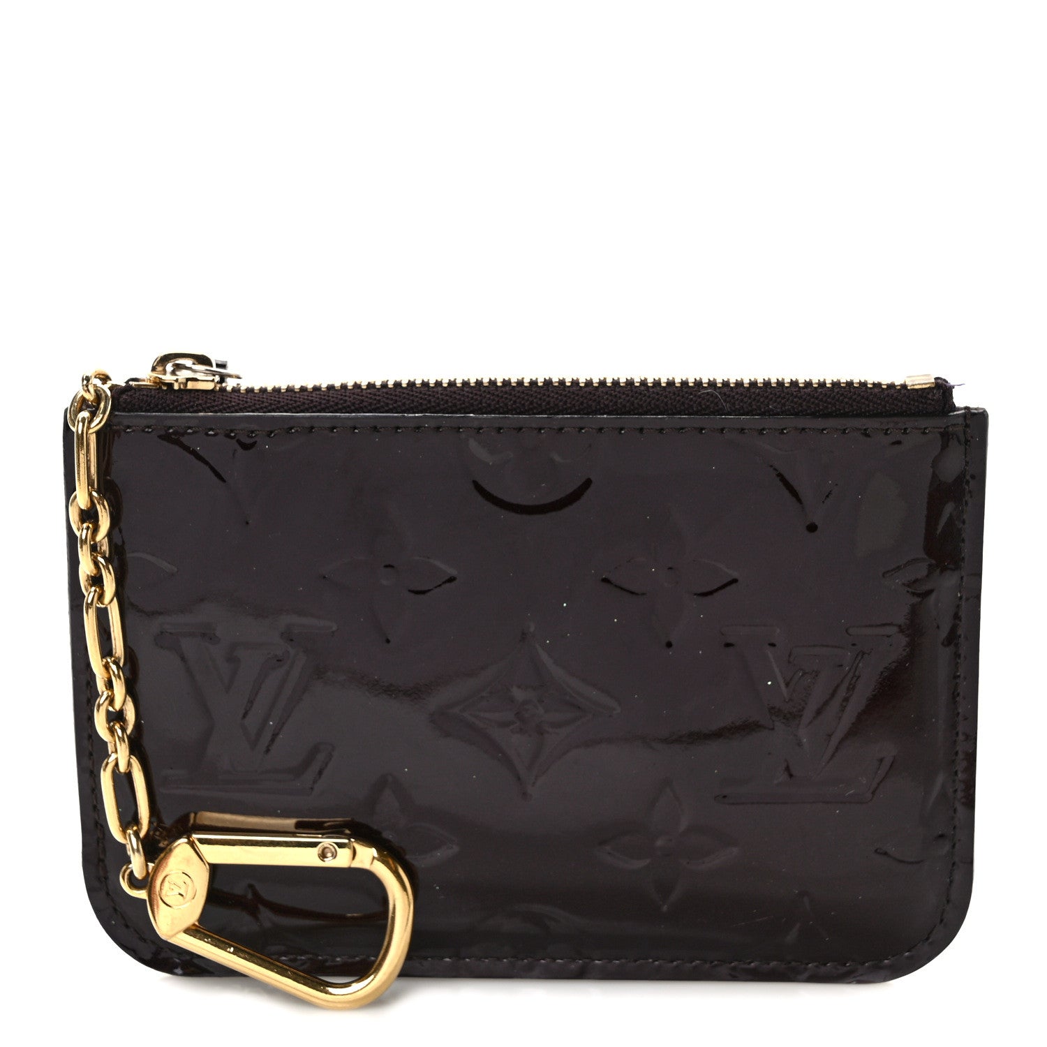 Louis Vuitton Vernis Key Pouch NM Amarante 1 of 6