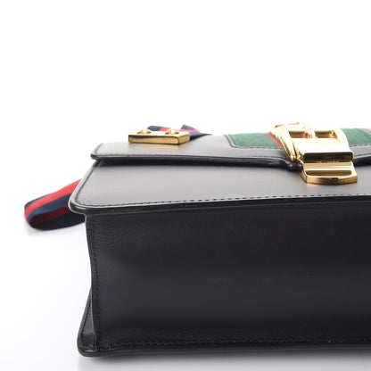 Gucci Calfskin Small Sylvie Shoulder Bag Black 9 of 12