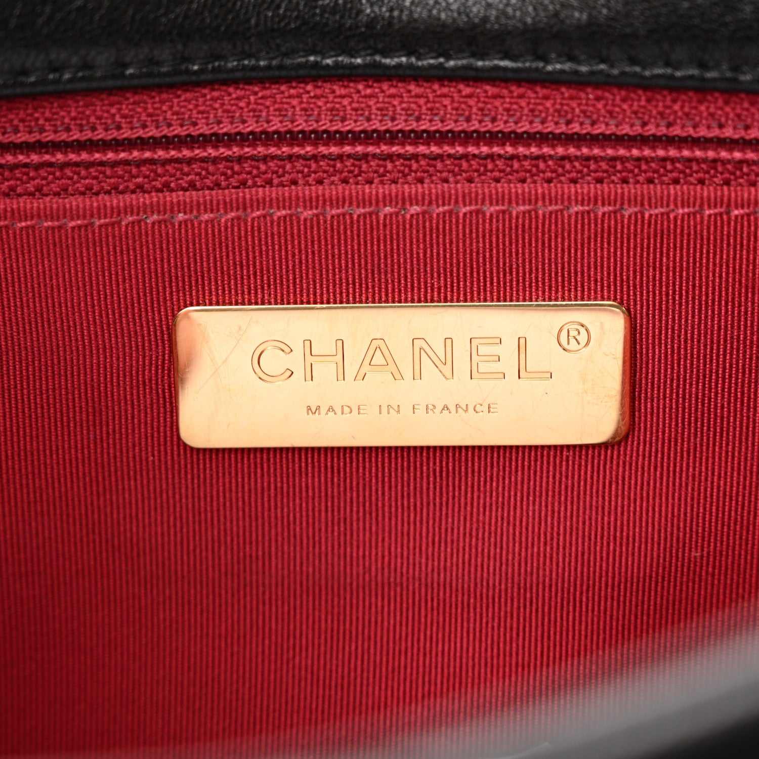 Chanel Shiny Goatskin Quilted Large Chanel 19 Flap Black 6 of 10