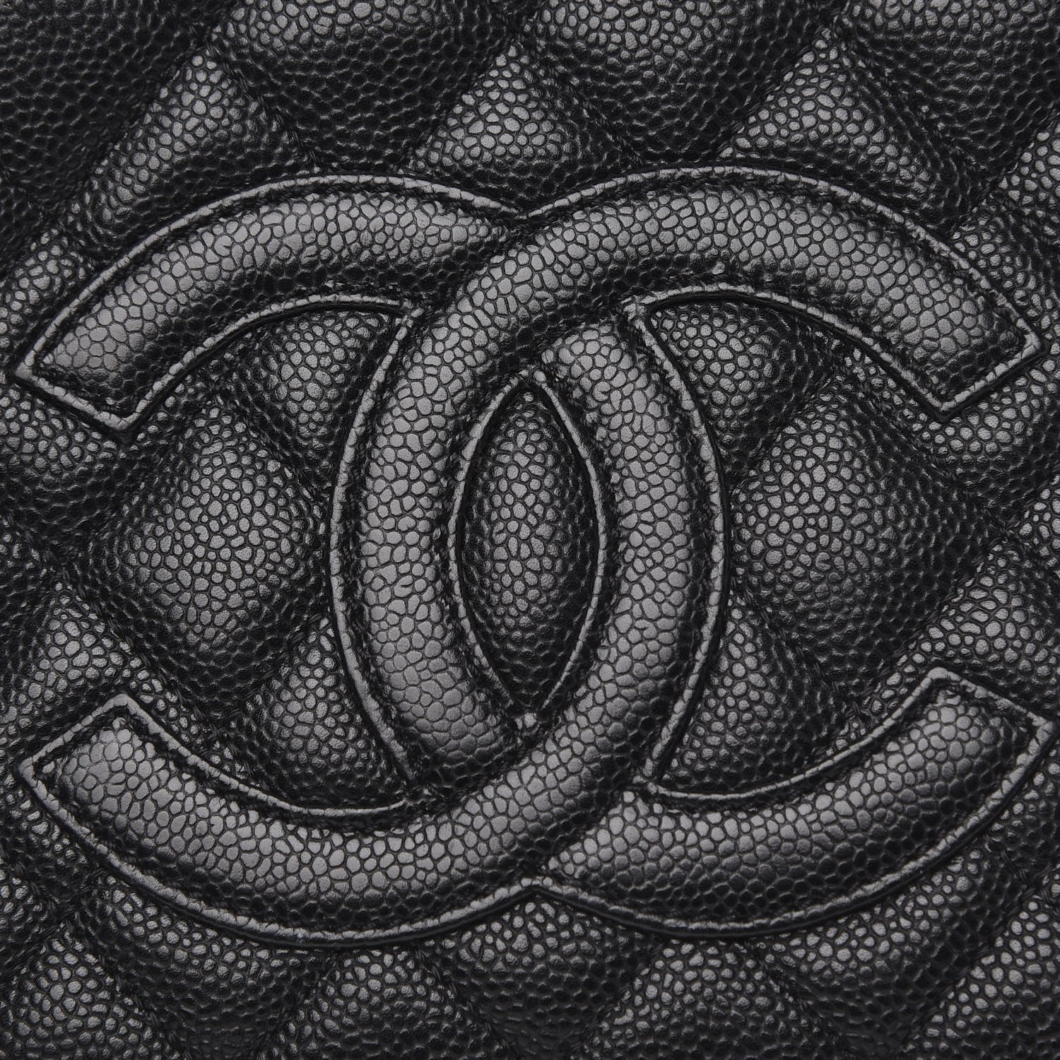 Chanel Caviar Quilted Petit Shopping Tote PST Black 10 of 14
