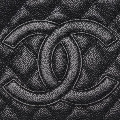 Chanel Caviar Quilted Petit Shopping Tote PST Black 10 of 14
