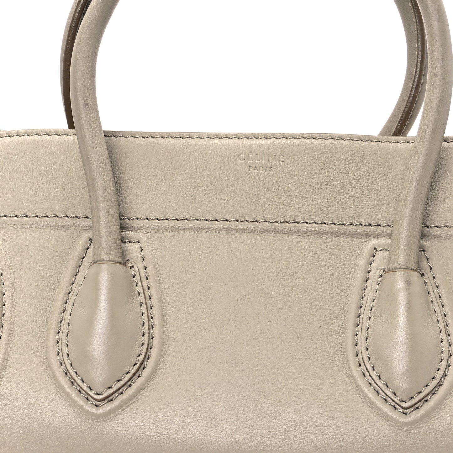 Smooth Calfskin Medium Phantom Luggage Taupe