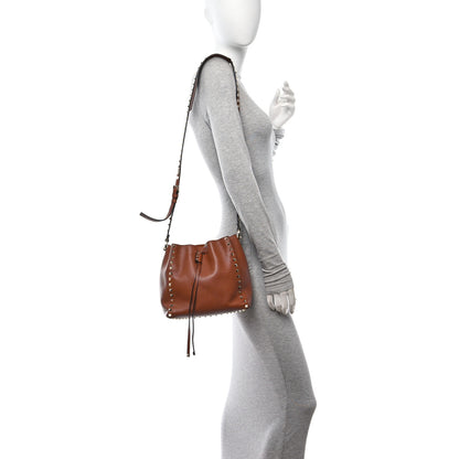 Valentino Garavani Grained Calfskin Rockstud Small Bucket Bag Selleria 2 of 9