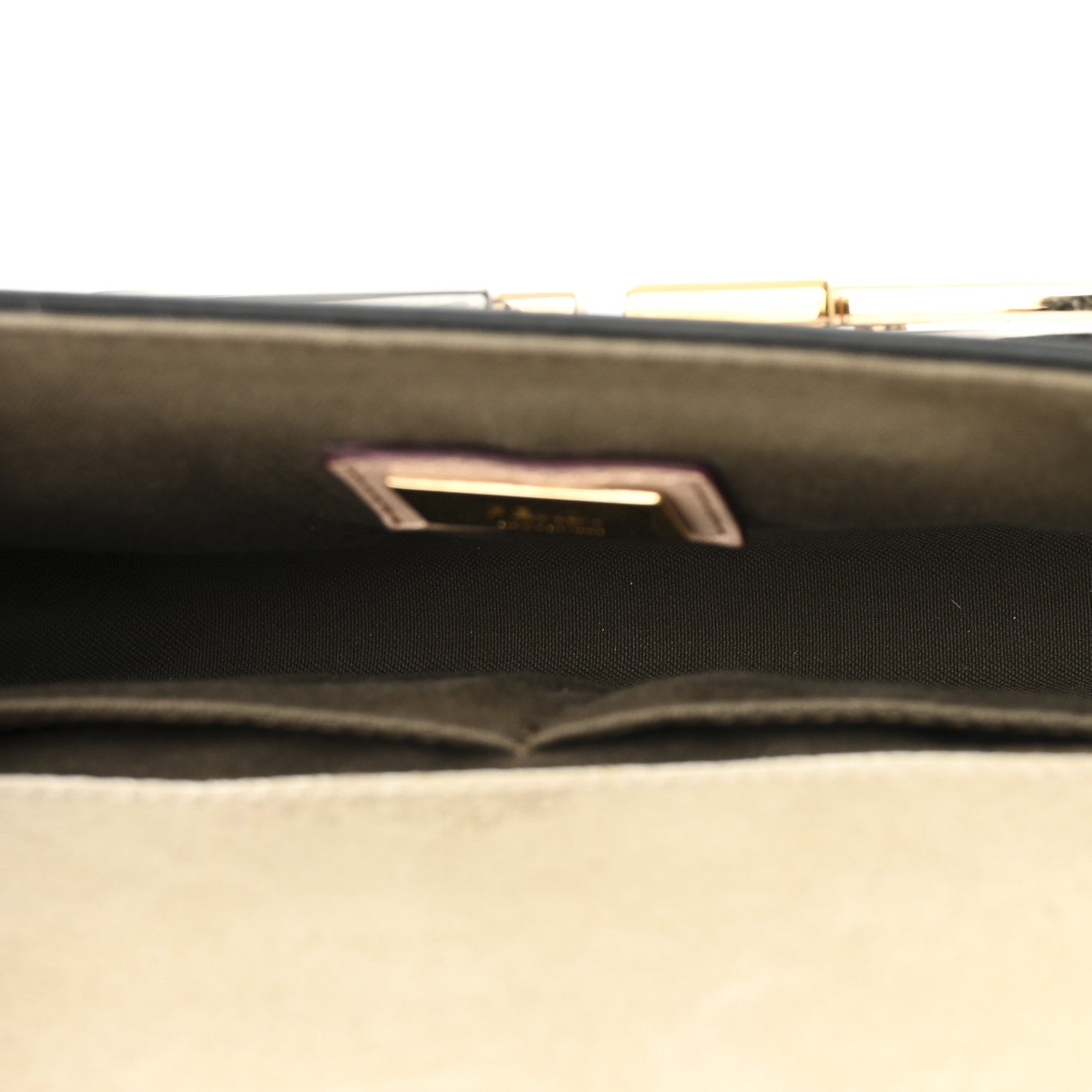 Fendi Vitello Dolce Calf Hair Studded Mini 3Baguette Shoulder Bag Light Pink 5 of 11