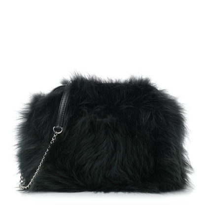 Louis Vuitton Fox Fur Lambskin Pochette Chaine Renard Vert Fonce 1 of 8