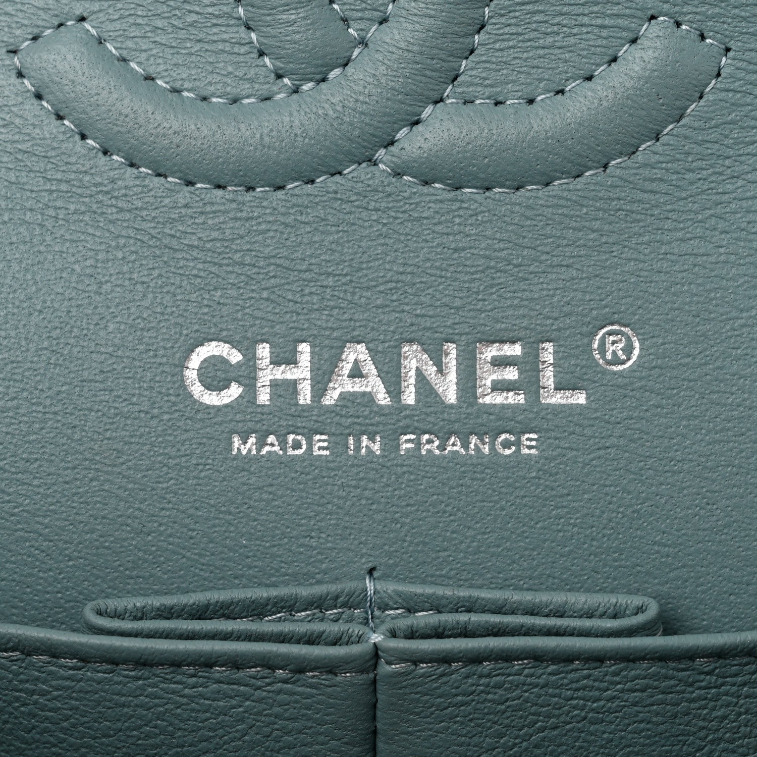 Chanel Caviar Quilted Small Double Flap Light Blue 6 of 10