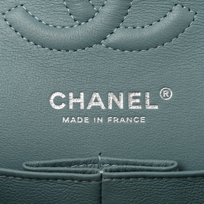 Chanel Caviar Quilted Small Double Flap Light Blue 6 of 10