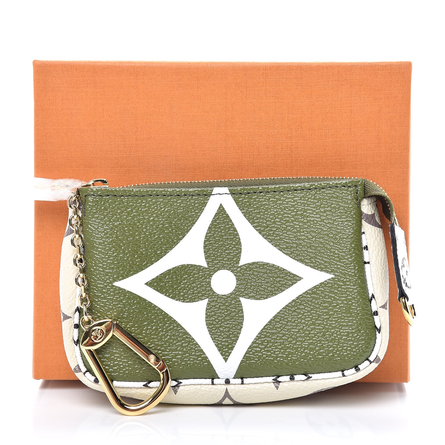 Louis Vuitton Monogram Giant Micro Pochette Accessories Kaki White 8 of 8