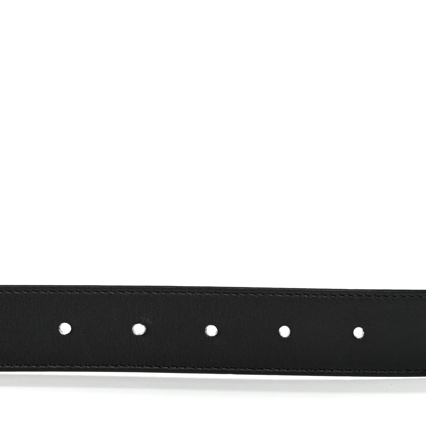 Moon Calfskin Double G 30mm Belt 95 38 Black