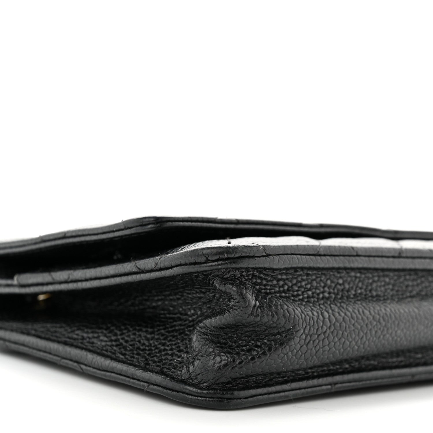 Chanel Caviar Quilted Wallet on Chain WOC Black 10 of 12