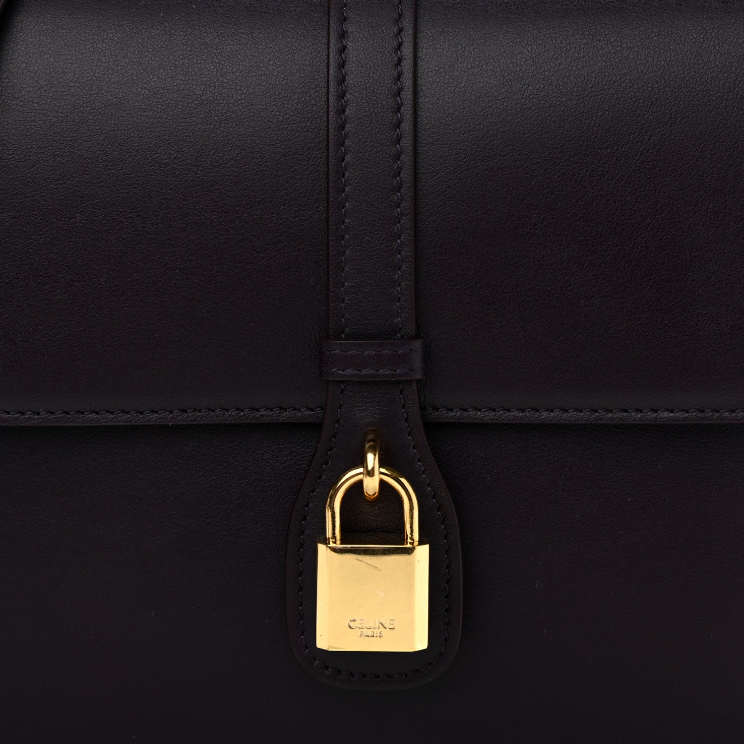 Celine Smooth Calfskin Medium Tabou Aubergine 8 of 12