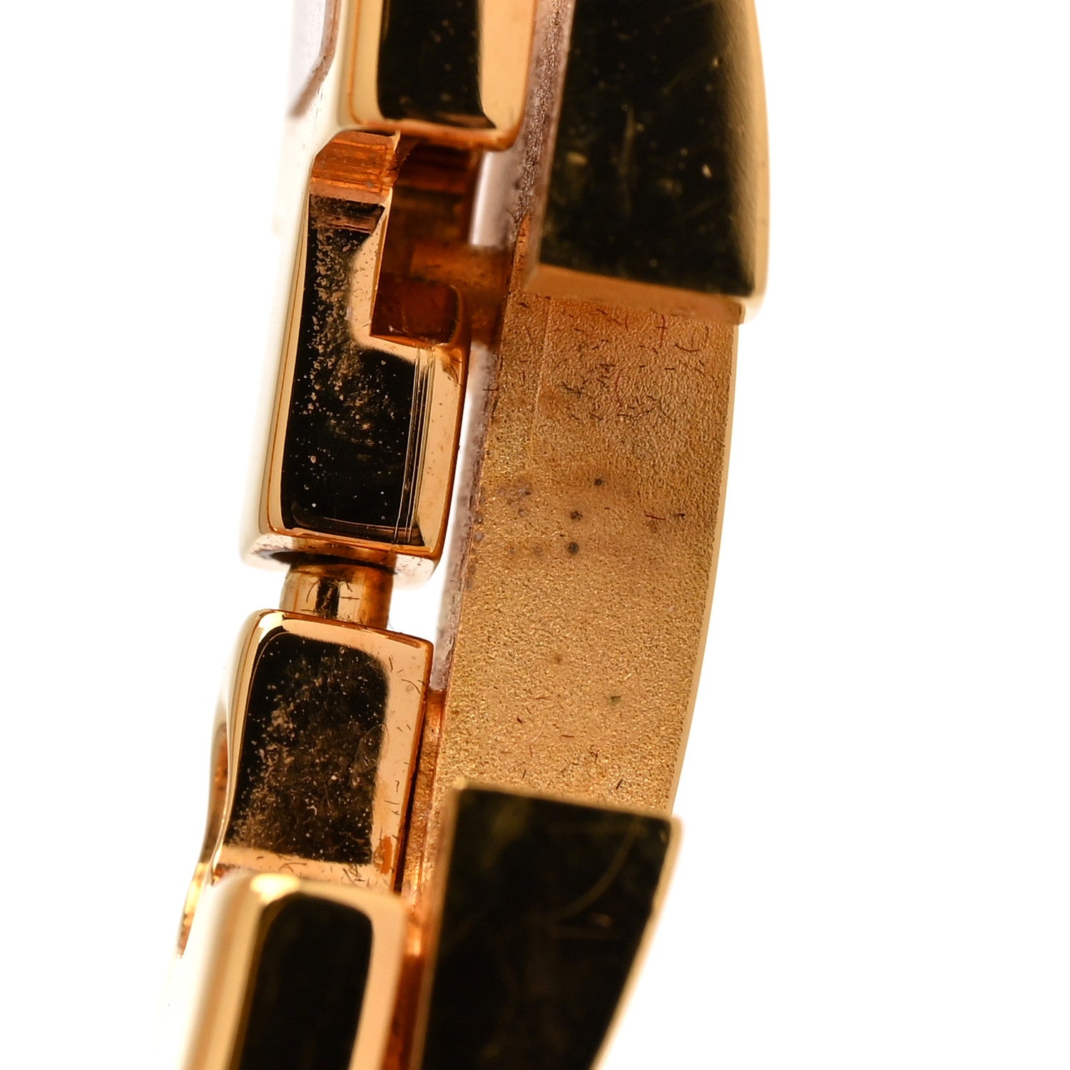 Hermes Enamel Narrow Clic Clac H Bracelet PM Orange 6 of 7
