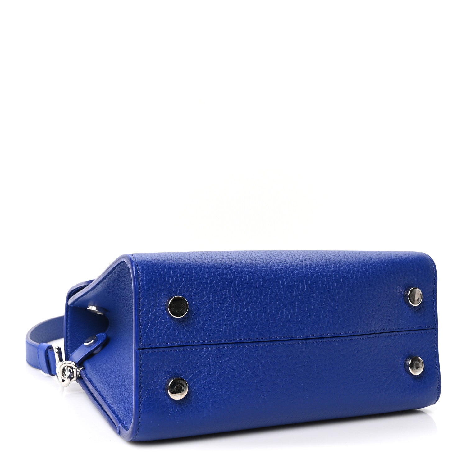 Christian Dior Grained Calfskin Mini Diorever Flap Blue 4 of 11