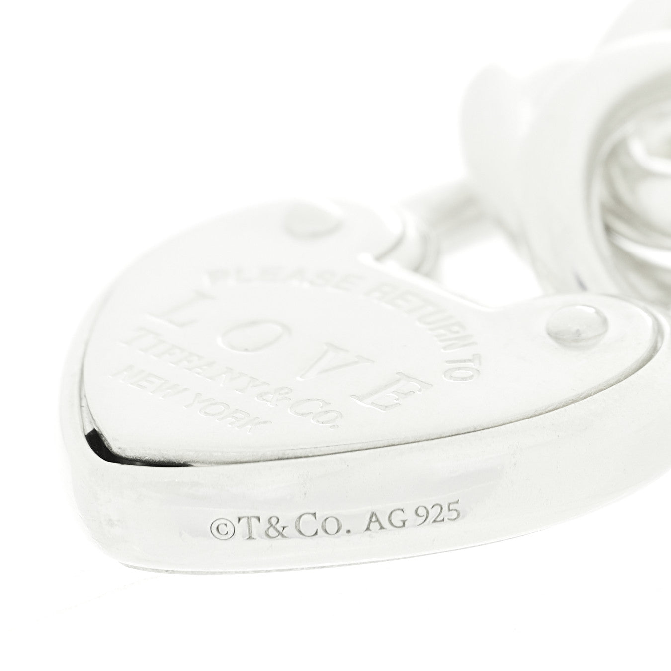 Tiffany Sterling Silver Return to Tiffany Love Lock Bracelet 4 of 4