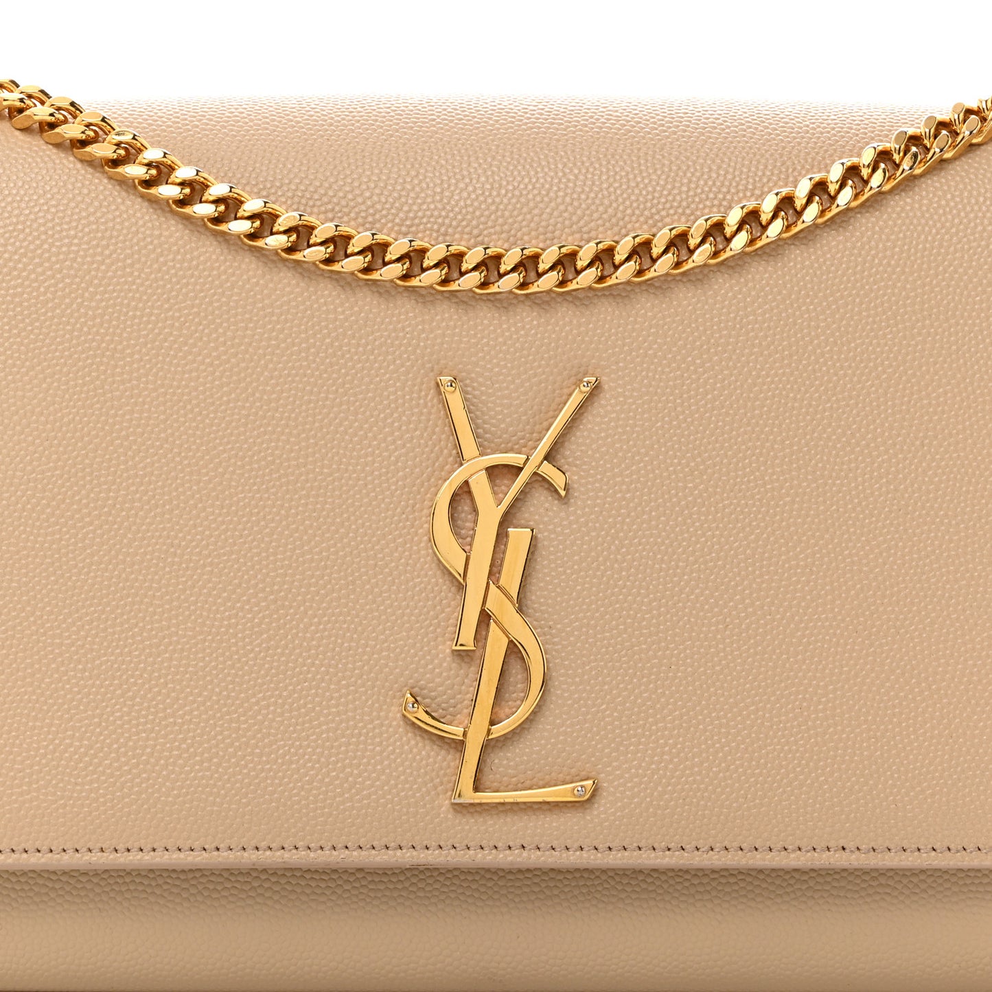 Grain De Poudre Medium Monogram Kate Satchel Nude Powder