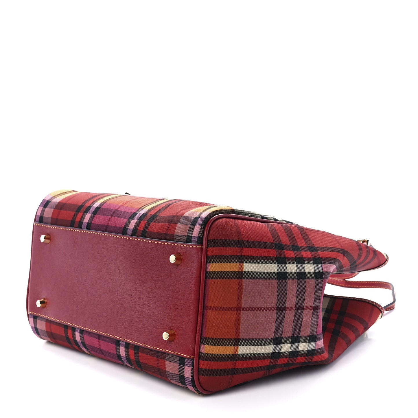 Horseferry Check Canterbury Tote Red Multicolor