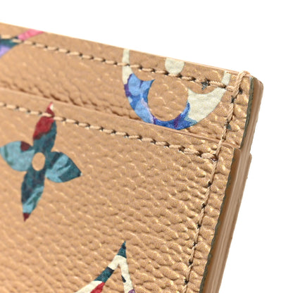 Louis Vuitton Metallic Monogram LV Garden Card Holder Gold 8 of 8