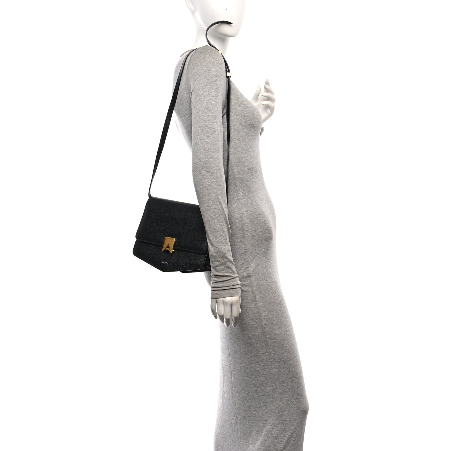 Calfskin Small Le Papa Crossbody Black