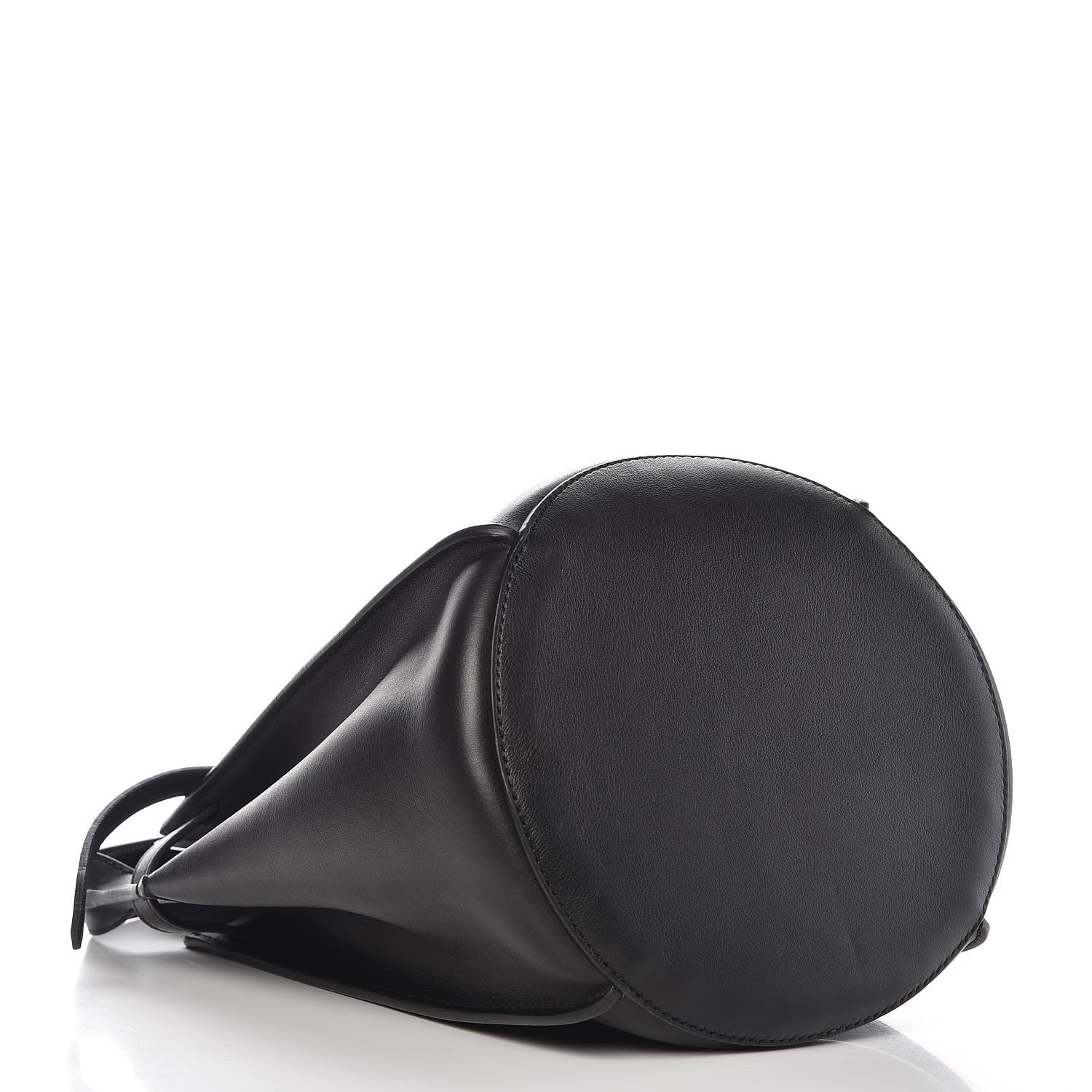 Celine Smooth Calfskin Long Strap Big Bucket Bag Black 4 of 5