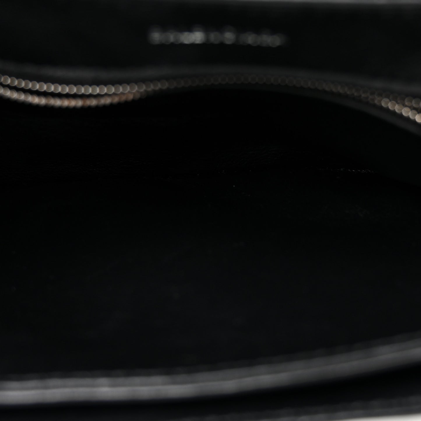 Nappa Allover License BB Monogram Embossed Medium Triplet Bag Silver