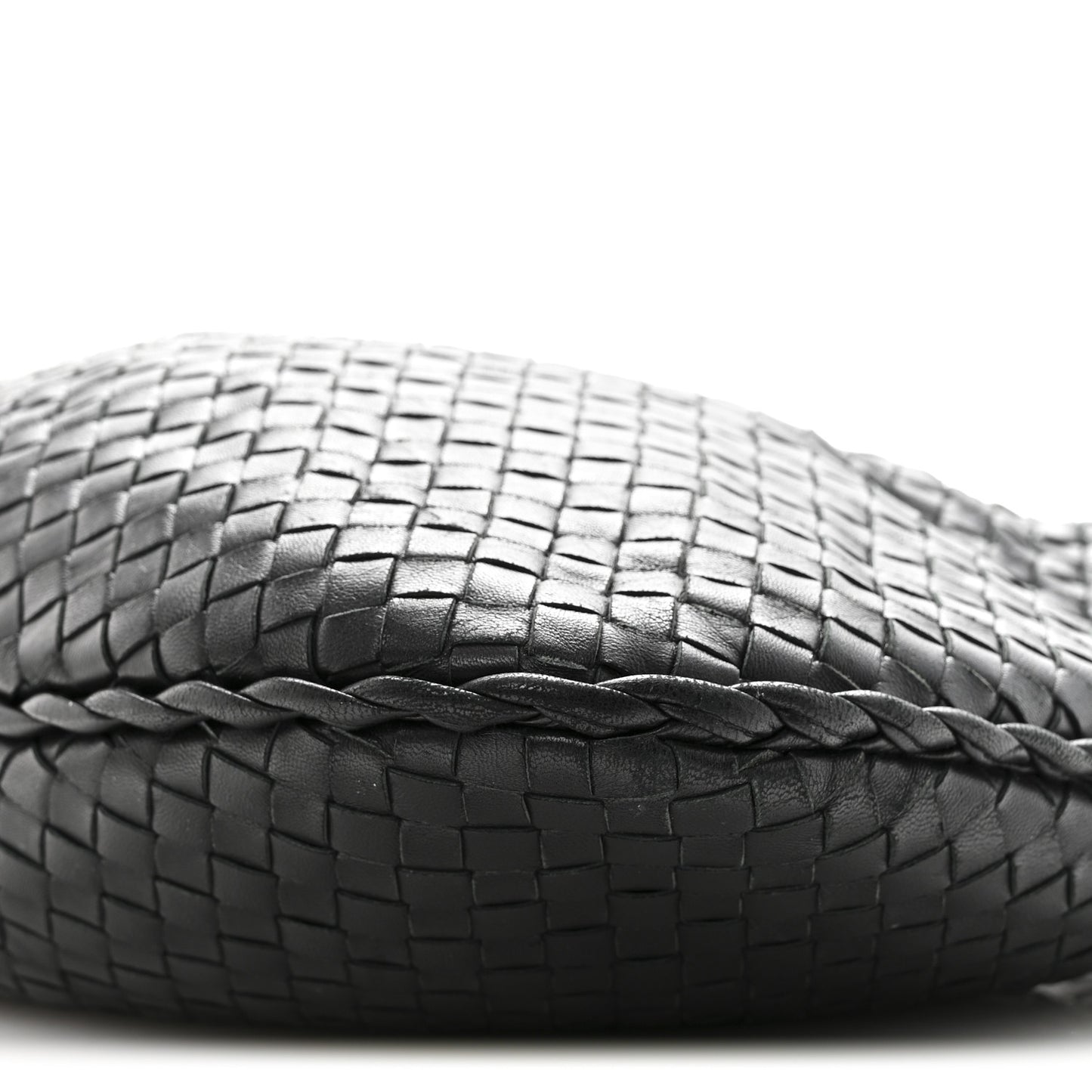Nappa Intrecciato Medium Veneta Hobo Black