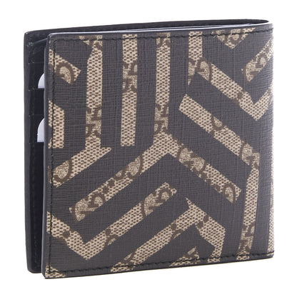 Gucci GG Supreme Monogram Caleido Compact Wallet Black 2 of 8