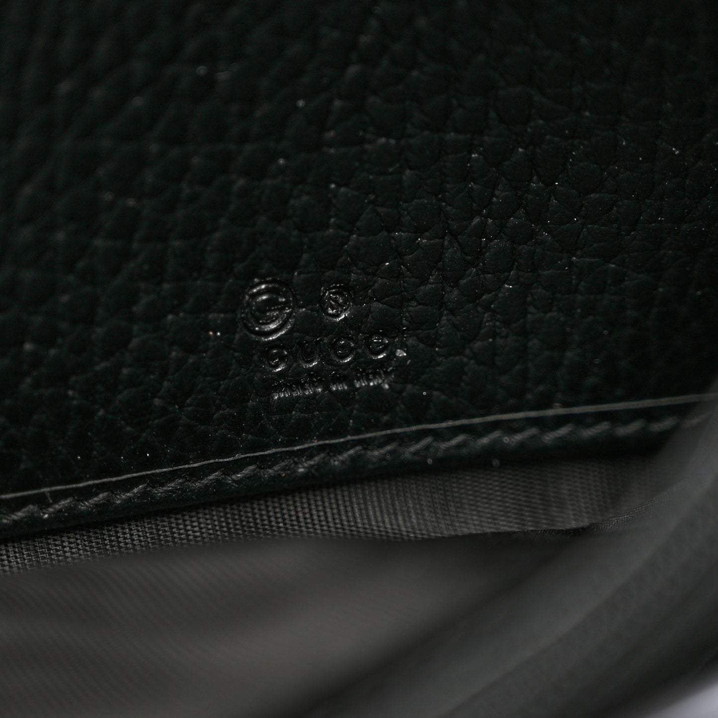 Dollar Calfskin Interlocking G Continental Wallet Black
