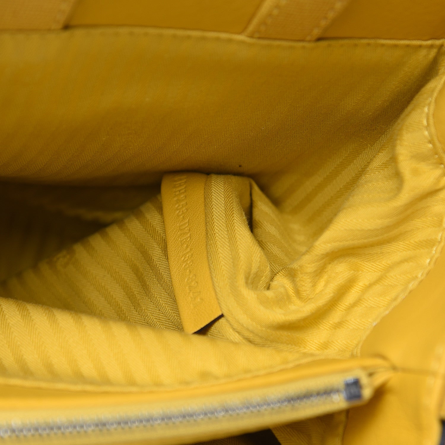 Fendi Vitello Elite Petite 2Jours Tote Mustard 7 of 10