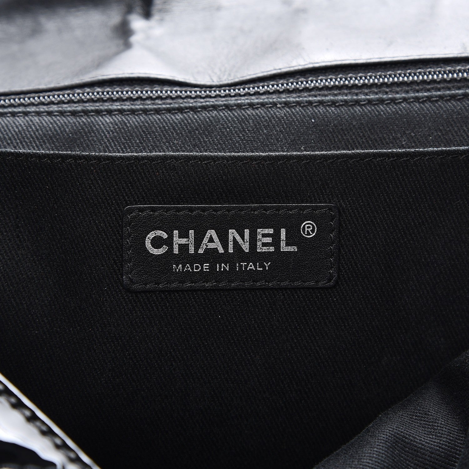 Chanel Vinyl Quilted In the Business Flap Bag Black 9 of 13