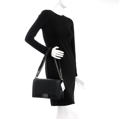 Chanel Caviar Quilted New Medium Boy Flap Black 3 of 8