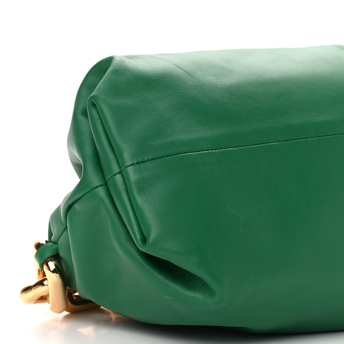 Calfskin The Pouch Chain Racing Green