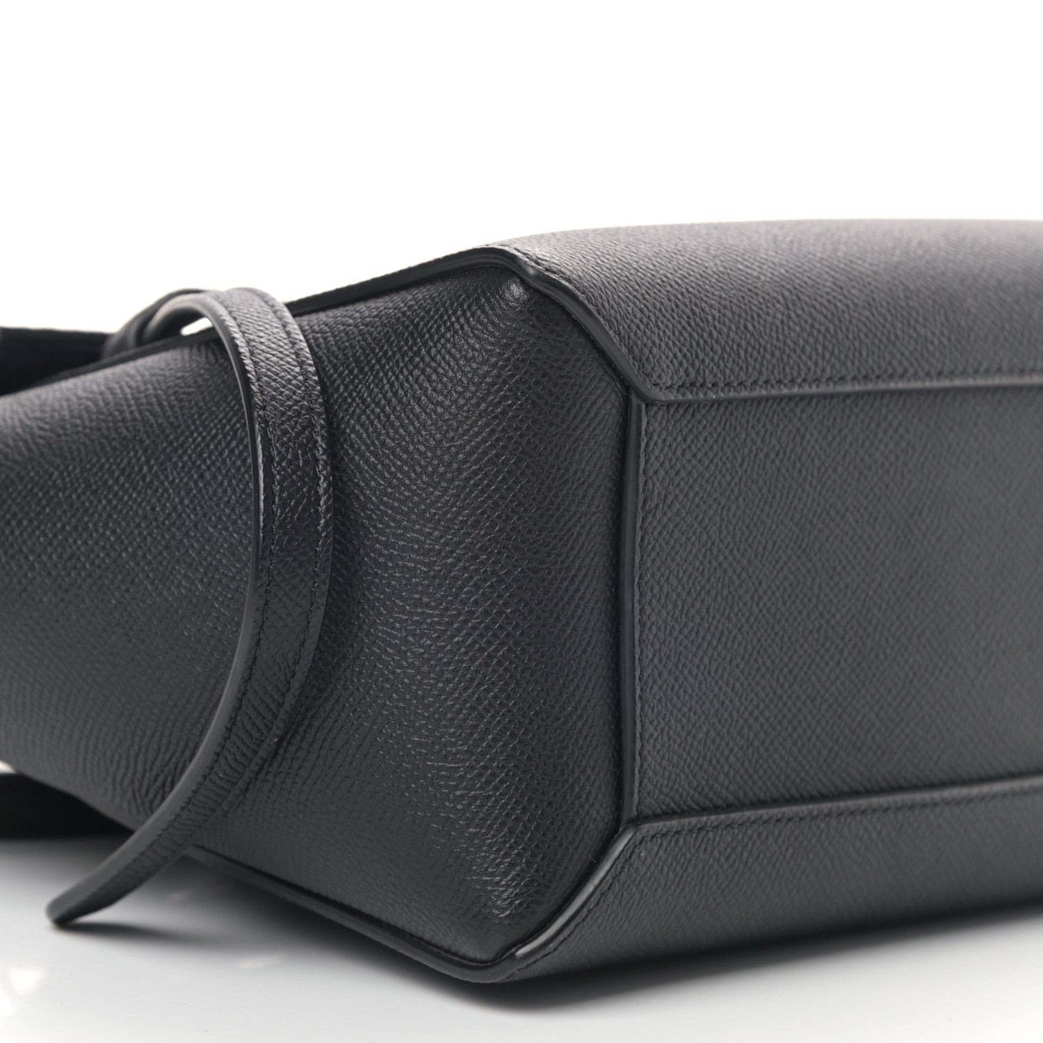 Celine Grained Calfskin Nano Belt Bag Black 8 of 10