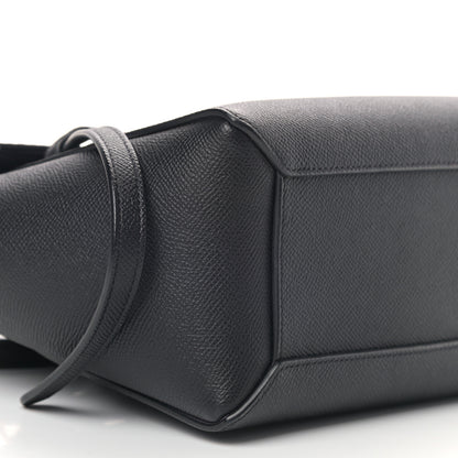 Celine Grained Calfskin Nano Belt Bag Black 8 of 10
