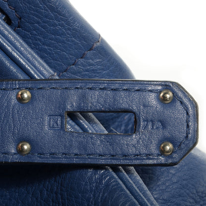 Hermes Taurillon Clemence JPG Birkin 42 Bleu Brighton 19 of 21