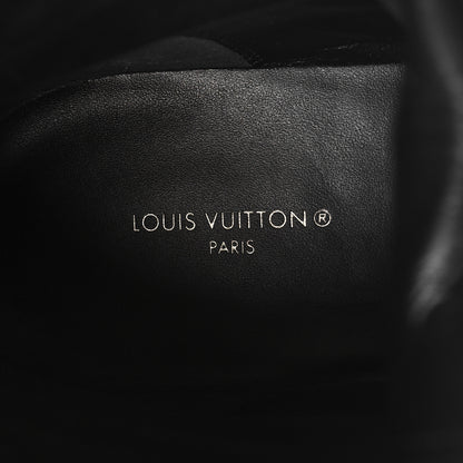 Louis Vuitton Suede Calfskin Monogram Platform Desert Boots 37 Dark Gray 8 of 8