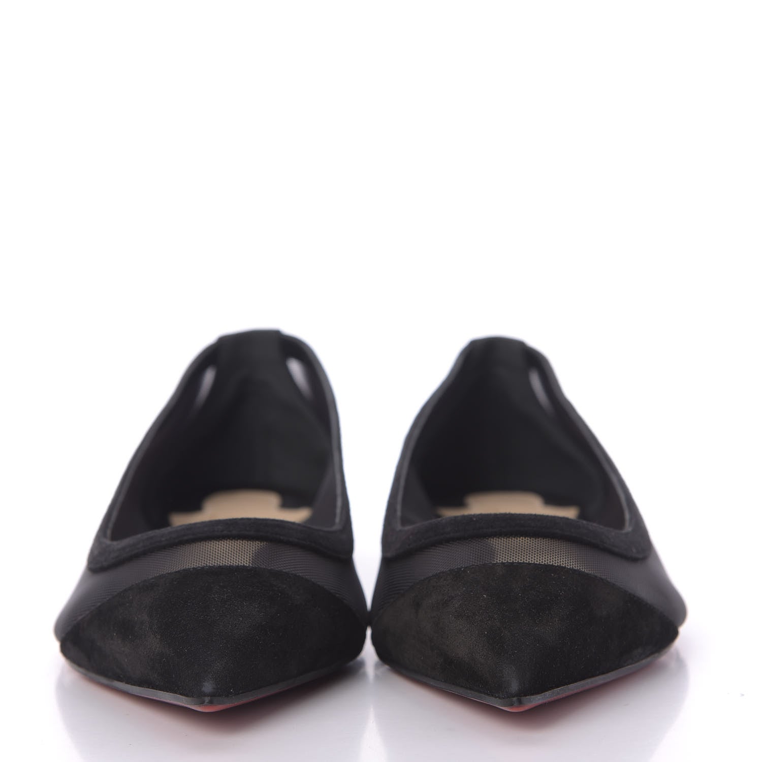Christian Louboutin Veau Velours Rete Galativi Flats 39 Black 2 of 10